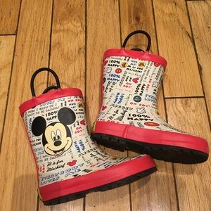 Disney Rain Boots Featuring Micky